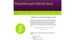 Desktop Screenshot of koch-physiotherapie.de